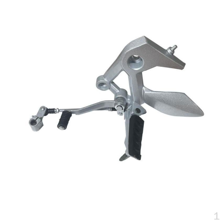Motorcycle Left Footrest Gear Shift Lever Pedal Assembly Set Heavy-duty Front Main