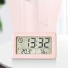 Student Alarm Clock: Slim Temperature & Humidity Digital Clock Colorful Nordic Style Desktop Clock