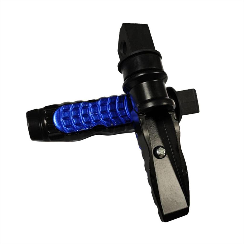 Aluminum Motorcycle Rear Passenger Foot Pegs Pedals Footrest Scooter Foot-Peg Motorbike Pedal Modification 2pcs /set