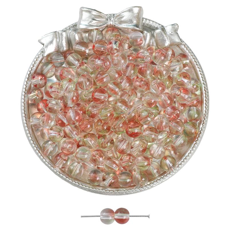 2000Pcs Crystal Glass Beads Jelly Bubble Loose Spacer Beads for DIY Necklace Bracelet Jewelry Making