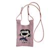 8339 Snoopy SNOOPY Shoulder Mini Tote IP Baby Lou PEANUTS [Rootote] (Lucy Pink)