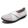 Woman's Flats Loafers Shoes Soft Genuine Leather Casual Shoes Big Size 35-44 Mocassin Boat Shoes for Women Hook Loop De Mujer
