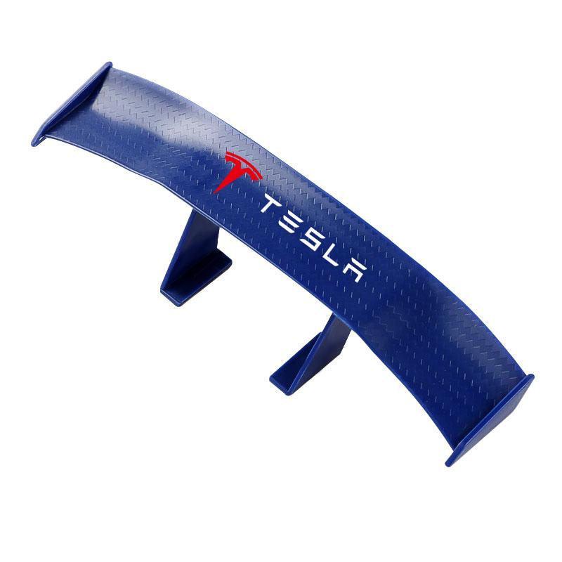Car Rear Spoiler Mini Spoiler Wing Small Tail Emblem Sticker Decoration For Tesla Model 3 Model S Model X Y Roadster Performance