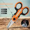 1Pcs Stainless Steel Scissors Household Shears Tools Electrician Scissors Stripping Wire Cut Tools For Paper Cable And Fabrics