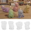 3D Kitten Mold Silicone for Flowers, Plaster, Epoxy & Scented Candles