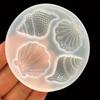 Multi-faceted Shell Conch Mirror Epoxy Silicone Abrasive Simulation Shell Crafts Decoration Mold Chocolate Cake Baking Tool