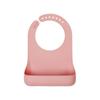 Edison Baby Silicone Bib, Pink, 1 Piece, 1 Piece
