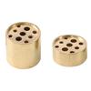 Decorative Mini Incense Holder Copper Heat-resistant Incense Base with 9 Holes Creative Sandalwood Incense Burner