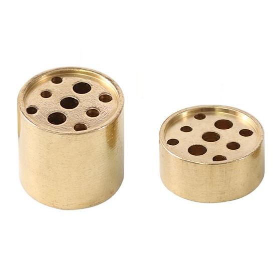 Decorative Mini Incense Holder Copper Heat-resistant Incense Base with 9 Holes Creative Sandalwood Incense Burner