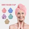 1 Piece Coral Velvet Dry Hair Cap Thickened Absorbent Microfiber Towel Shower Cap Towel Women's Sauna Cap Quick Drying Hair Cap Women's Headscarf