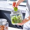 With Lid Sealed Glass Jar Thickened Kimchi Jar Miscellaneous Organizer Storage Can  Kitchen