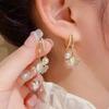 New Foreign Super Fairy Ginkgo Earrings for Women's Niche Light Luxury High-end Fashion Ear Buckles and Earrings for Women