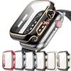 Glass + Cover For Apple Watch Case 45mm 41mm 44mm 40mm Two Color Screen Protector Bumper iWatch Series 8 7 6 SE 5 4 3 42mm 38mm