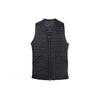 Solid Color Quilted V-Neck Vest Men Vests Black HB3472