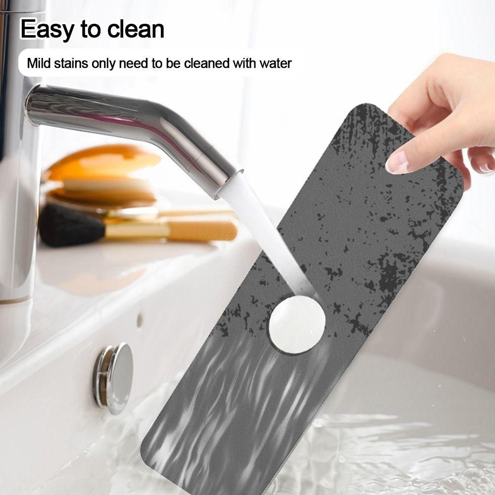 Multifunction Non-Slip Absorbent Pad Splash Sink Splash Mats  Kitchen Bathroom Supplies