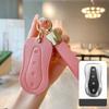 Genuine Leather Pink Car Key Case Cover Fob Shell for Geely Azkarra Tugella FY11 2019 2020 Atlas Pro New Emgrand GS X6 SUV EC7
