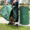 Leaf Collection Bag 13 Gal/32Gal/72 Gal Reusable Yard Waste Bag Heavy-Duty Upright Leaf Collector with 4 Handles for Lawn Garden Maintenance