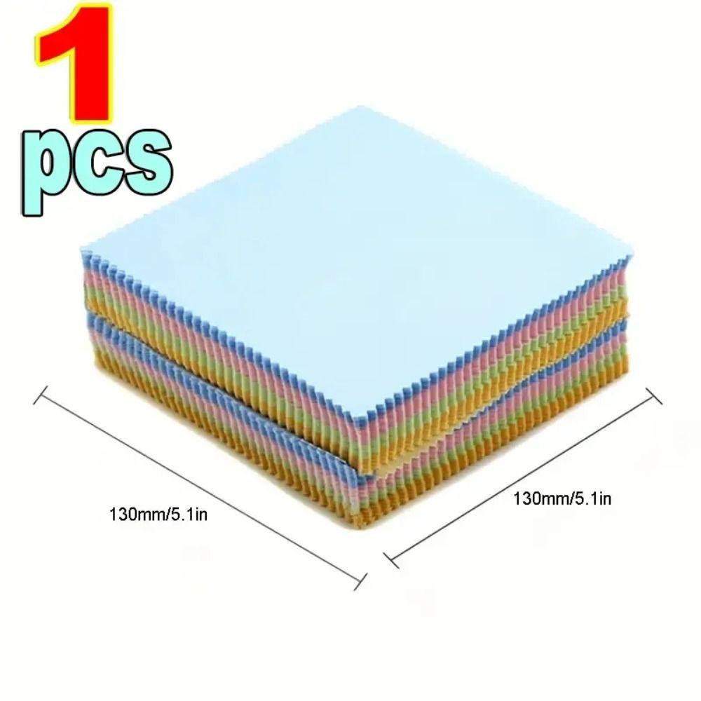 Random Color Cleaning Cloth Square Phone Screen Cleaning Wipes Soft Glasses Cleaner