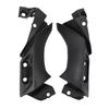 2PCS Motorcycle Side Frame Mid Cover Rugged Construction Accurate Fit Black ABS for YZF?R1 2004 To