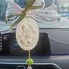 1pcCar Rose Flower Aroma Hanging Decoration Bedroom Wardrobe Aroma Plaster Pendant Diffuser Stone Hanging Decoration Wedding Gif