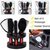 Tools Grooming Styling ABS Scalp Massager Hair Comb Brush Hair Comb Set Hair Washing Cleaning