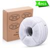 4Pcs Pet Water Dispenser for Cats Round Type Filter Cotton Filter for Dogs Coconut Shell Activated Carbon Filter Dog Accessories