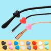 2Pair Fashion Heart Silicone Anti-Slip Ear Grip Eyeglasses Leg Ear Hook Stopper Bracket Fastener Accessories Glasses Retainer