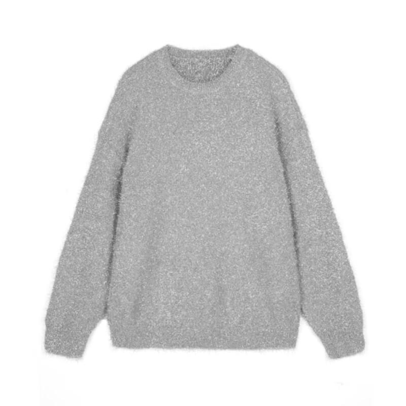 JNBY 2024 Autumn Loose Round Neck Knit Sweater