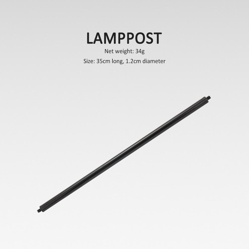 Outdoor Folding Camping Table Aluminium Alloy Telescopic Round Table With Light Pole Height Adjustable Outdoor Picnic Tables