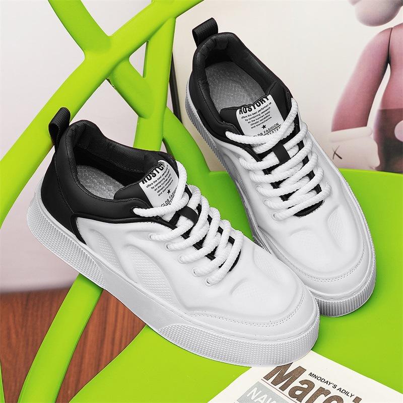 Spring Summer Sneakers Man High Quality Breathable Soft Sole Casual Board Shoes Men's Lace-up Platform Vulcanized Shoes