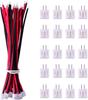 JST Micro 2-Pin Connector Kit 2.0mm – 20 Pieces | 80mm Pre-soldered Wires | For 7.4V 1200mAh Battery, Radiofly, Lipo Charger | Red Silicone