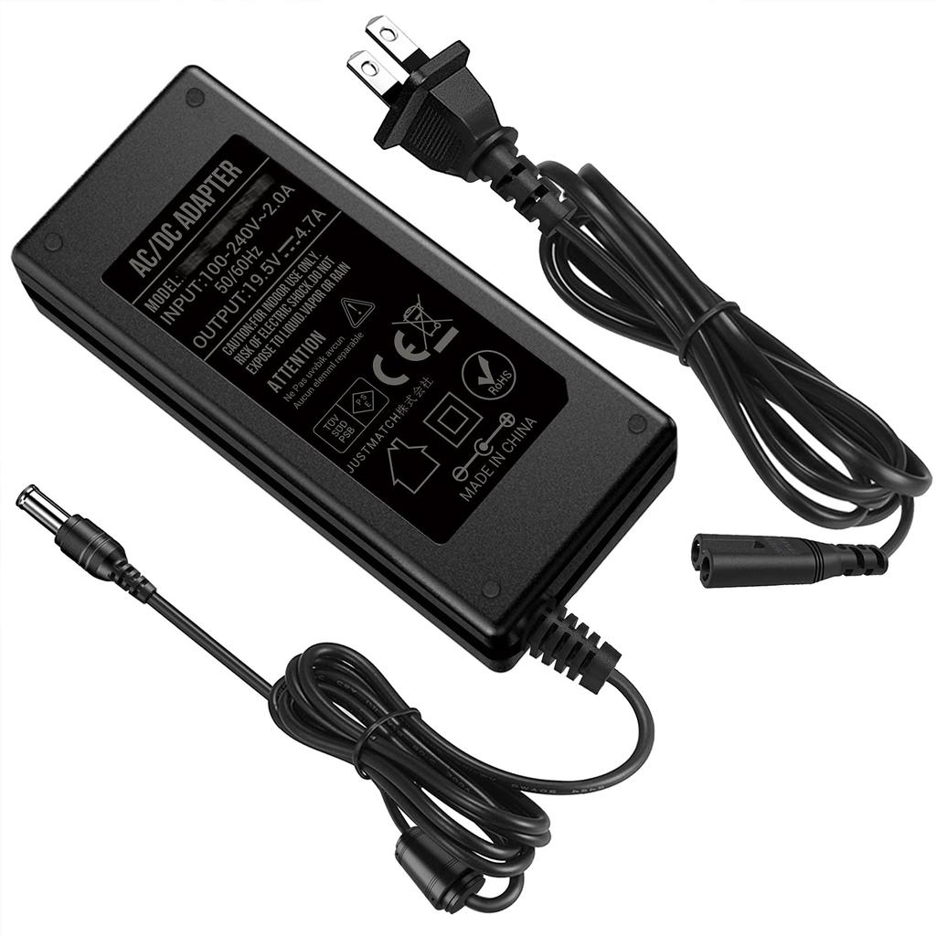 Punasi AC Adapter for Sony Bravia TV AC Power Cable Power Cord Compatible with Sony SONY Replacement AC Adapter W600B 19.5V 4.7A KDL-32 KDL-40 Etc.