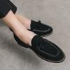 Man Casual Shoe Loafers Leather Shoes for Men Slip-on With Tassels Shipping Free Comfortable Sale New In 2024 Trend Low Price Pu