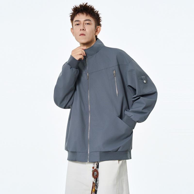 Jacket Men's Color Blocking 2025 Autumn and Winter New Men's Youth Windproof Fashion Casual Top Jacket Trend