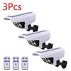 77LED Solar Motion Sensor Security Light Outdoor Dummy Camera Wireless Flood Light Waterproof Lamp For Home Garden,1/2/3PCS