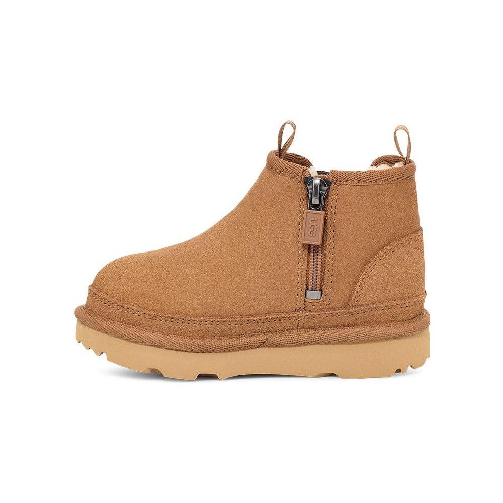 UGG Leather Casual Comfortable Low-Cut Kids Boots Kids Boots Chestnut 1143706T-CHE