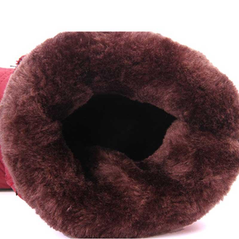 Winter Women Boots Ankle Boots Down Snow Boots Waterproof Tassel Winter Shoes Women Warm Fur Black Boots Female