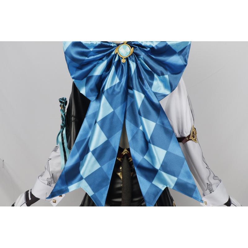 Lynette Cosplay Genshin Impact Costume Pantdress Shawls Hair Accessories Shoulder Accessories Game Costumes Cos Party Costume