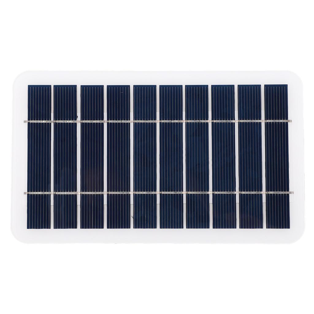 2W 5V Small Solar Panel Monocrystalline DC5521 Output Waterproof Dustproof Protable Mini Solar