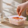 Xingzhihe Microwave & Refrigerator-Safe Disposable Lunch Box with Lid – Thickened Transparent Plastic for Commercial & Home Use