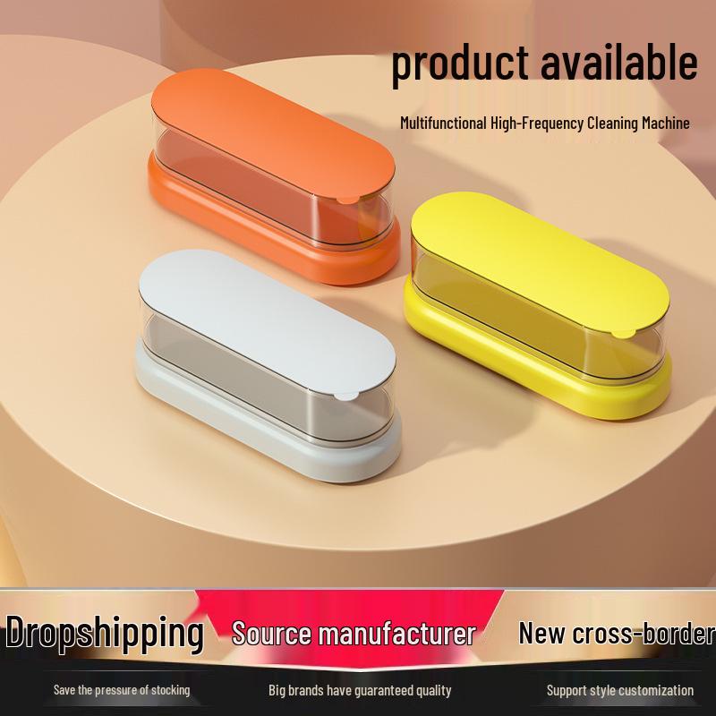 Portable Ultrasonic Cleaner for Eyeglasses, Jewelry & Contact Lenses - High Frequency Automatic Vibration