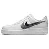 Air Force 1 07 Spray Paint Swoosh Unisex Sneakers White Cool-Grey Black FD0660-100
