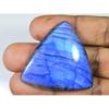 87Cts. Natural Blue Labradorite Fancy Cabochon Loose Gemstone 39X41X07 MM SK-1189
