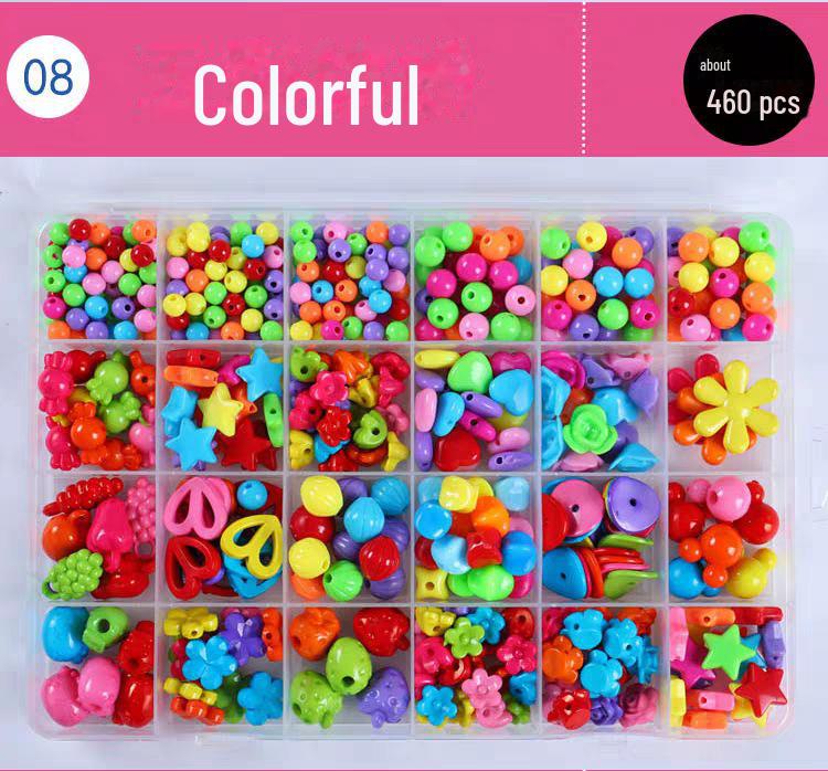 Children's DIY Beaded Bracelet Kit - Educational Handmade Craft for Girls