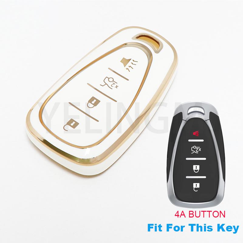 Car Key Case Cover For Chevrolet Chevy Cruze Traverse Spark Equinox Sonic Volt Bolt Malibu Camaro 2/3/4/5 Buttons Auto Shell Fob