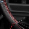 For BMW M Sport F30 F31 F34 F45 F46 F22 F23 M235i M240i X1 F48 X2 F39 Perforated Leather Steering Wheel Cover Trim