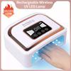 120W Built-in Battery Rechargeable Nail Lamp Wireless Nail Dryer Manicure Machine Professional Nail Polish Curling Lamp for Nail