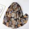 2024 Spring And Autumn Winter New Cotton And Hemp Long Thin Scarf Travel Versatile Sunscreen Warm Shawl For Women