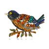 Creative Animal Brooch Full Of Rhinestones Bird Brooch Clothing Exaggerated Accessories Bird Pin Brooch
