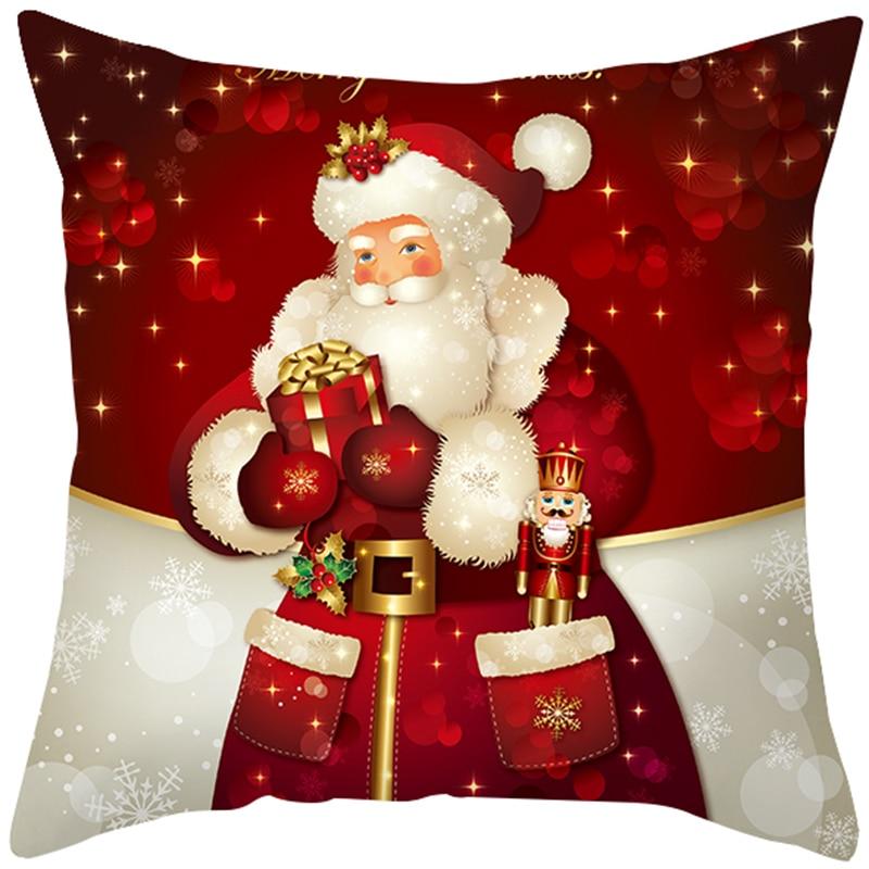 Santa Pillowcase Happy New Year Xmas Gifts Christmas Decor for Home Merry Christmas Ornament Navidad Natal Xmas Gifts